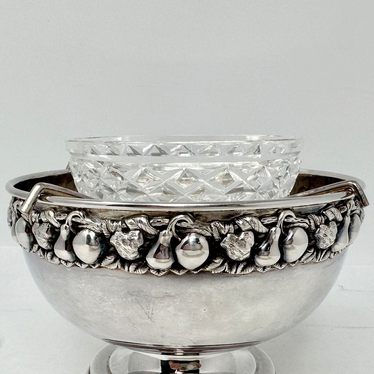 Caviar Dish with Glass Insert