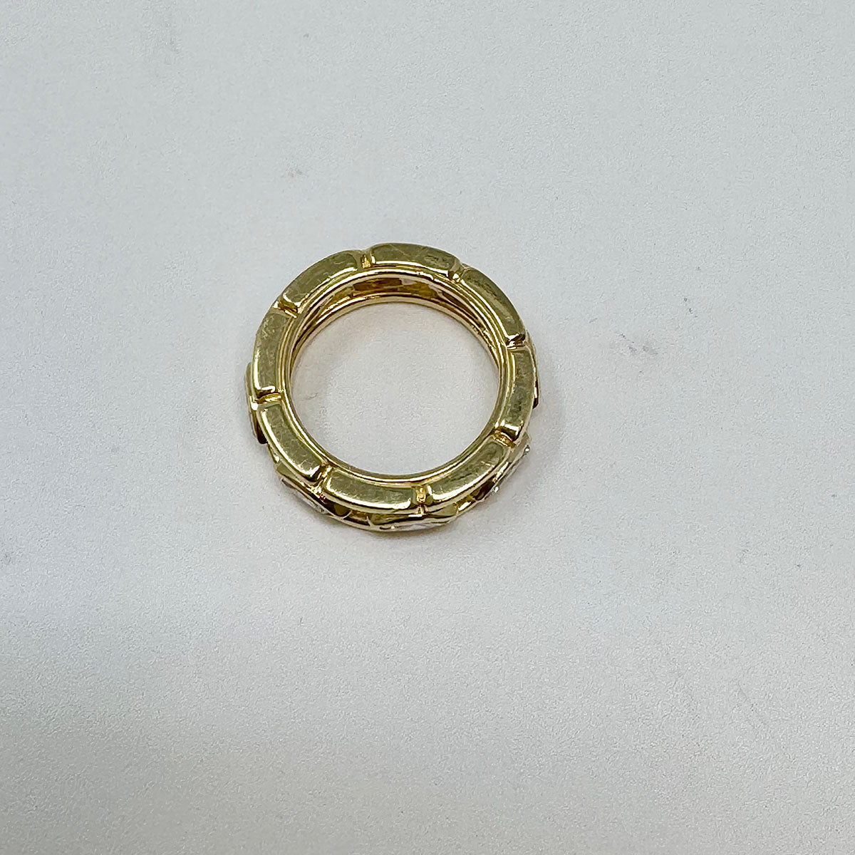Montclare 18K Yellow  Ring with 8 Marquise Diamond