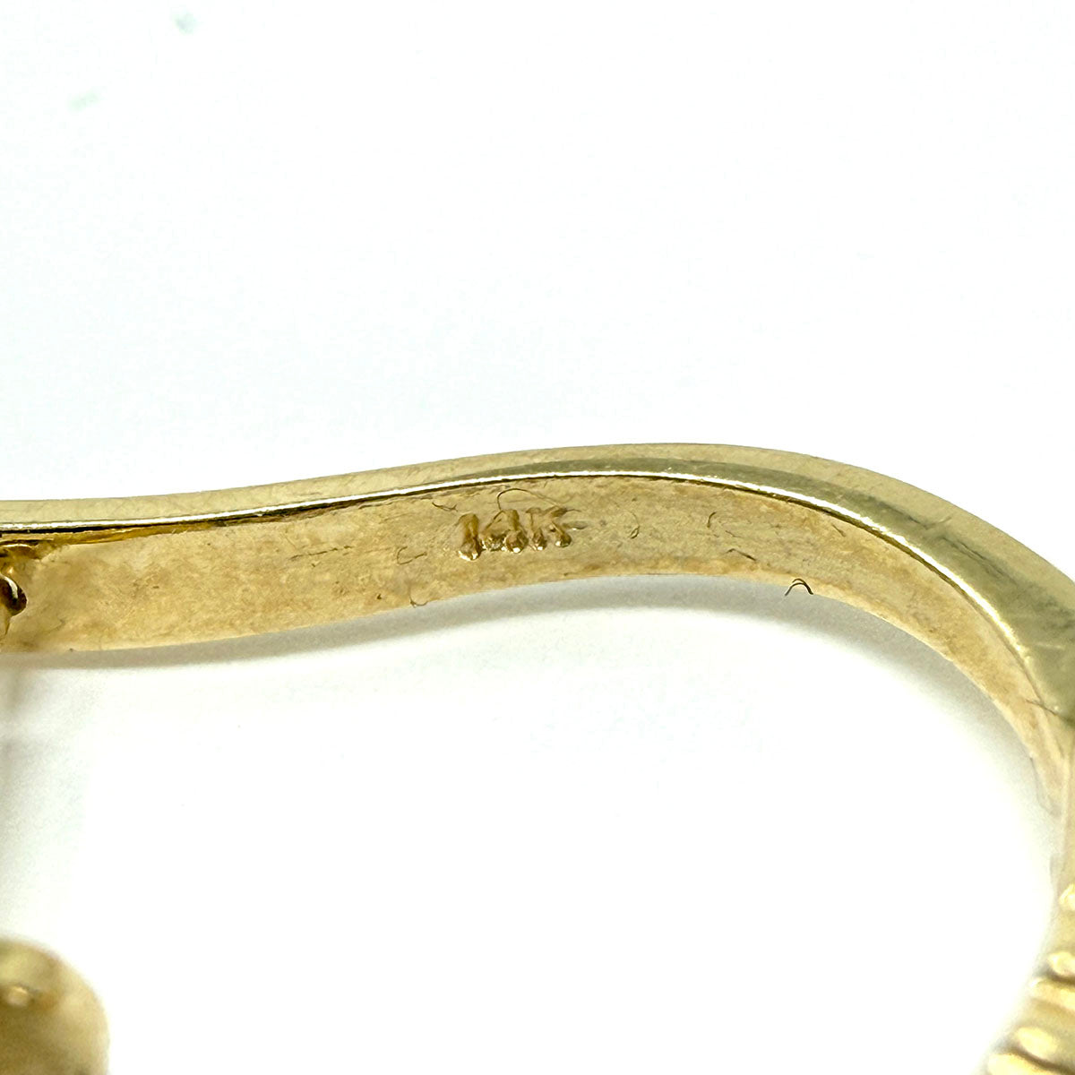 14K Ruby Hoop Earrings