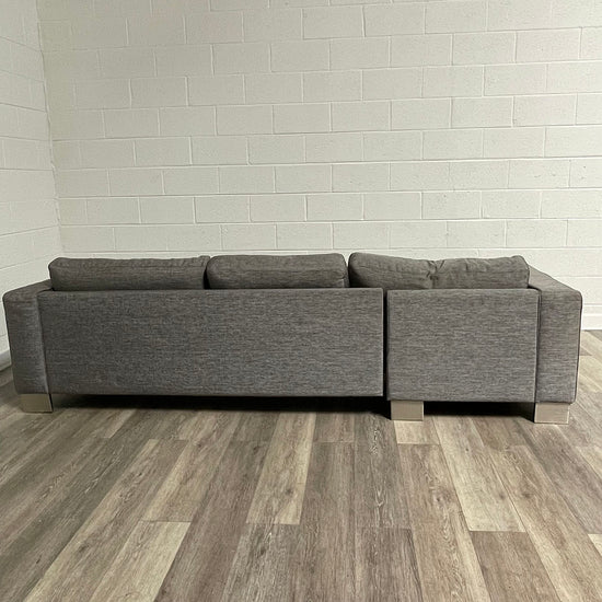 Upholstered Sectional Sofa with Chaise