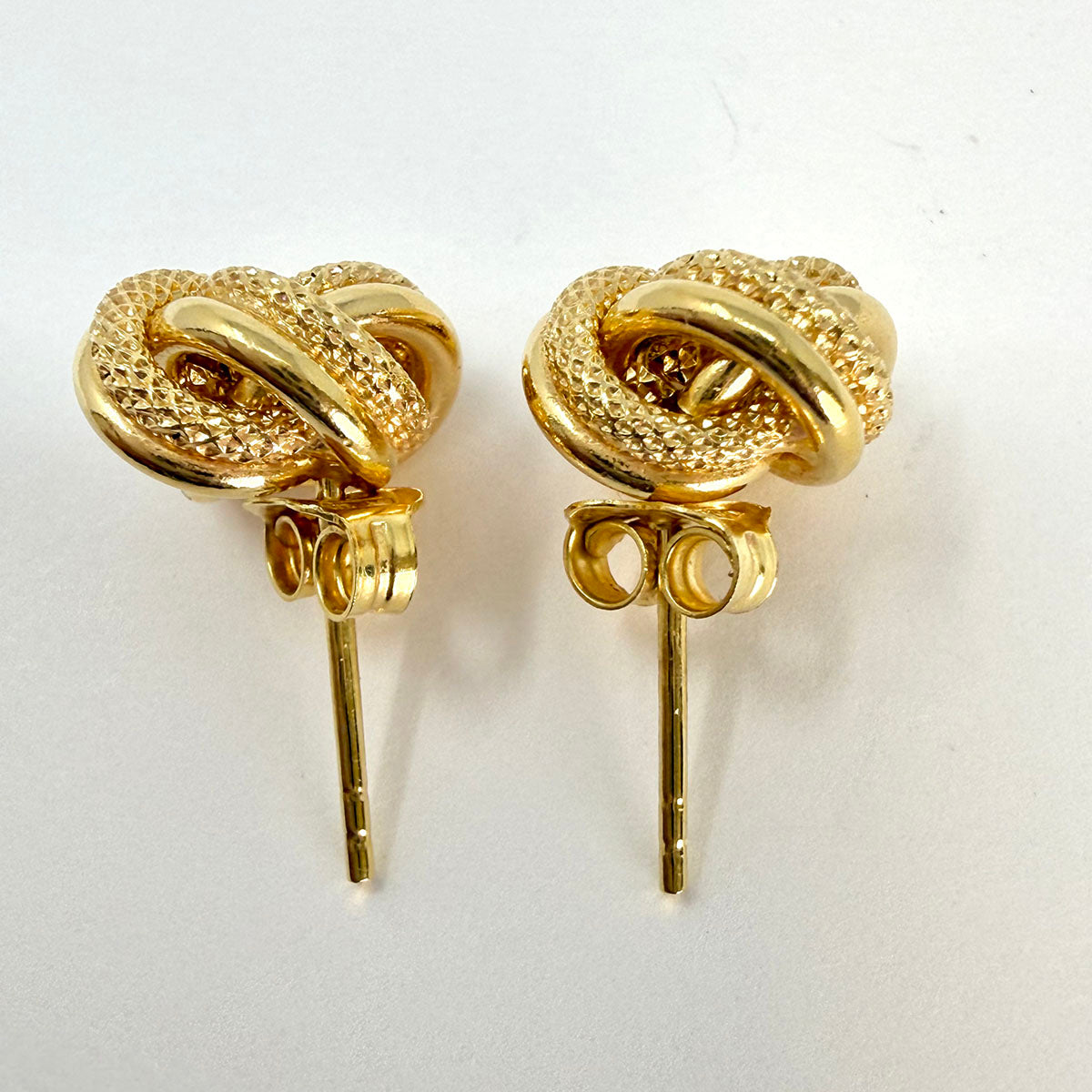 18K Gold Love Knot Earrings