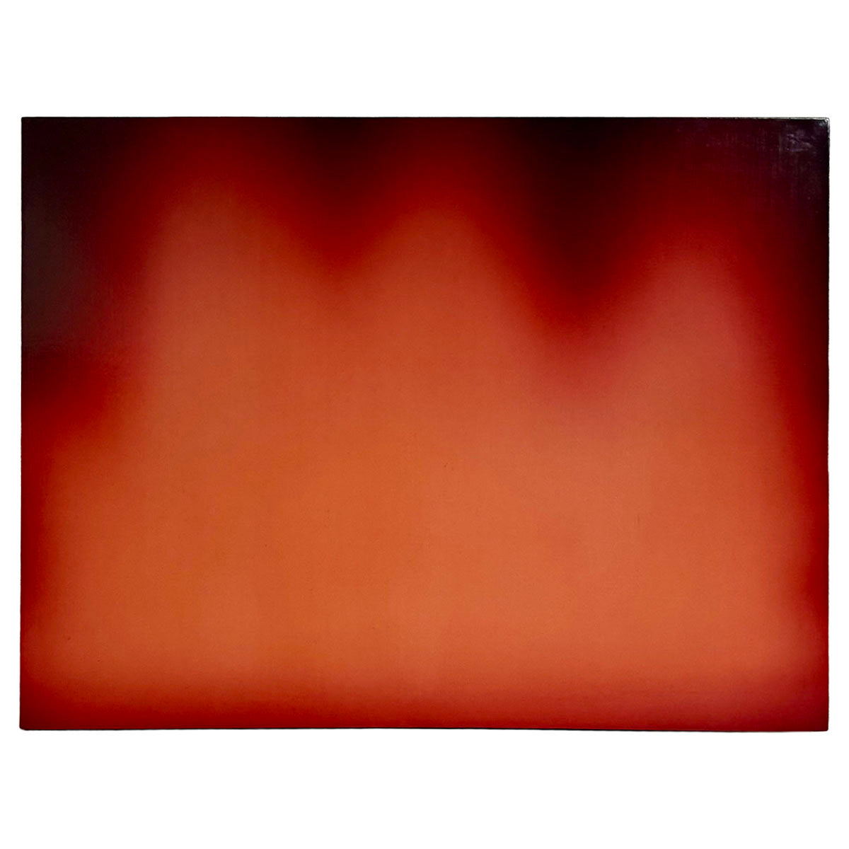 "Red Stand of Trees" Painting 1998 Signed on Back