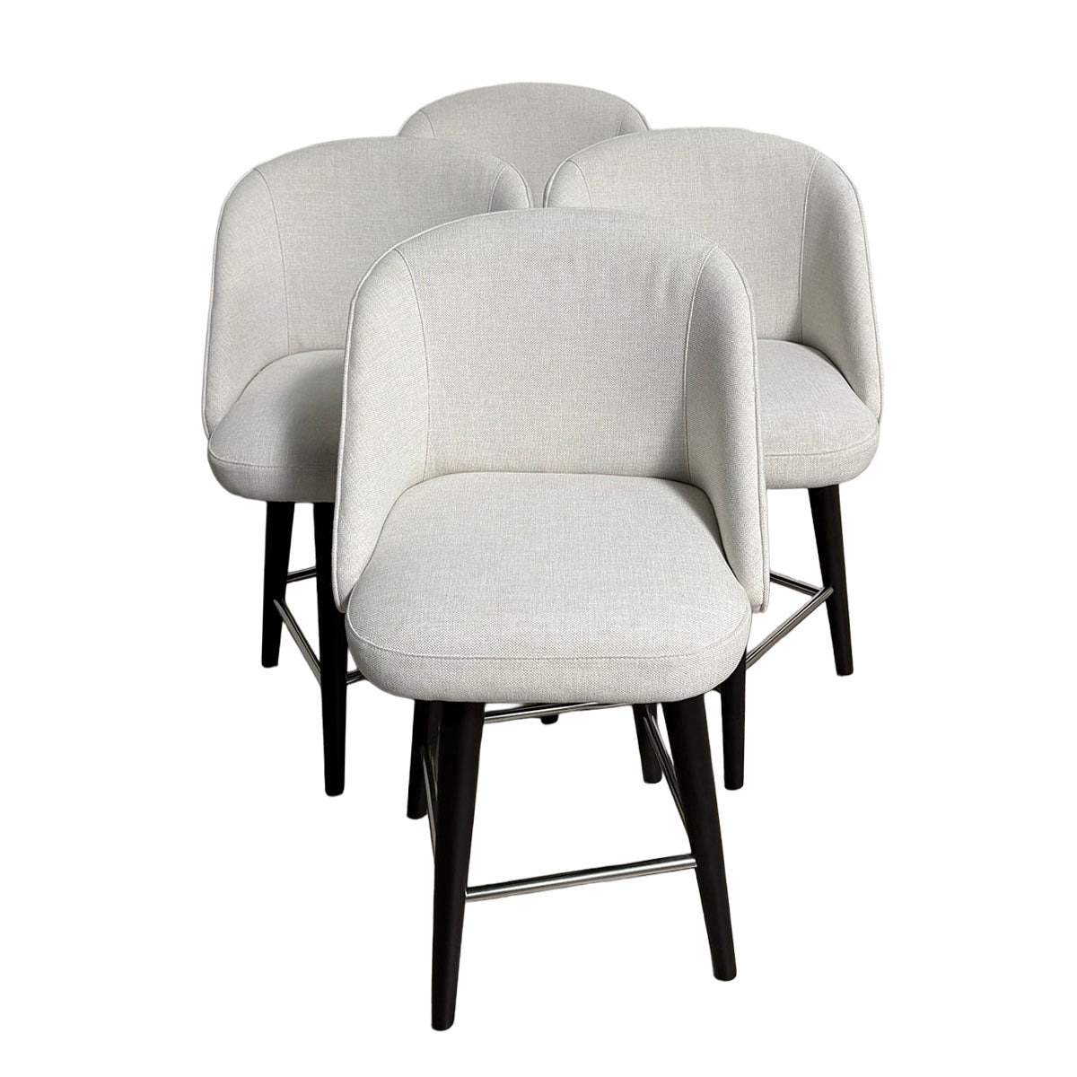Set of 4 Room & Board Upholstered Counter Chairs
