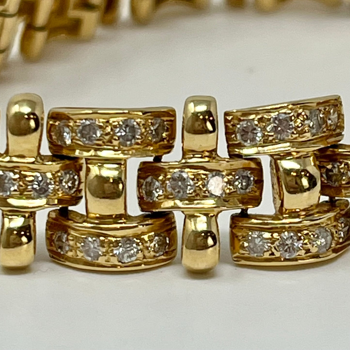 18K Gold Bracelet with Diamonds