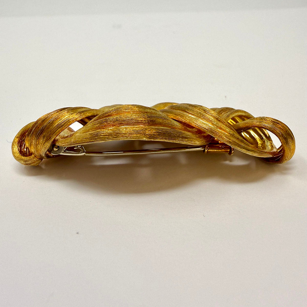 Henry Dunay 18K Gold Woven Pin