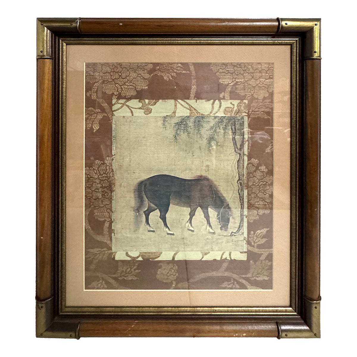 Asian Horse Print & Willow Tree