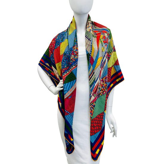 Hermes "Patchwork Horse" Shawl