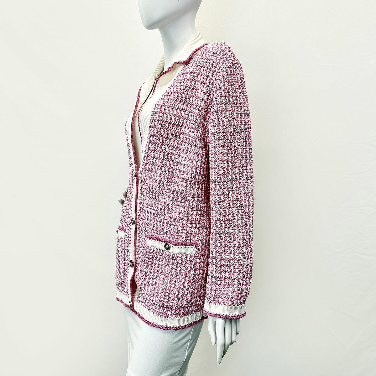 Chanel 2022 Tweed Patterned Jacket