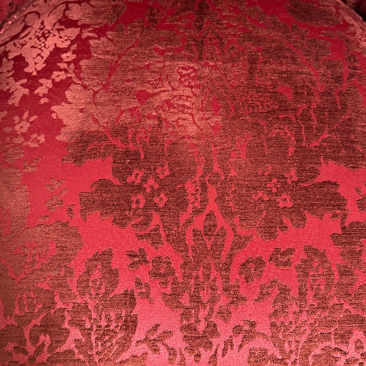 Pair Of Red Upholstered Chairs