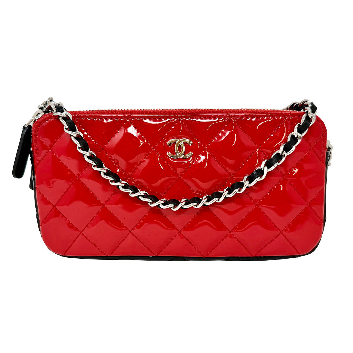 Chanel Double Zip Clutch