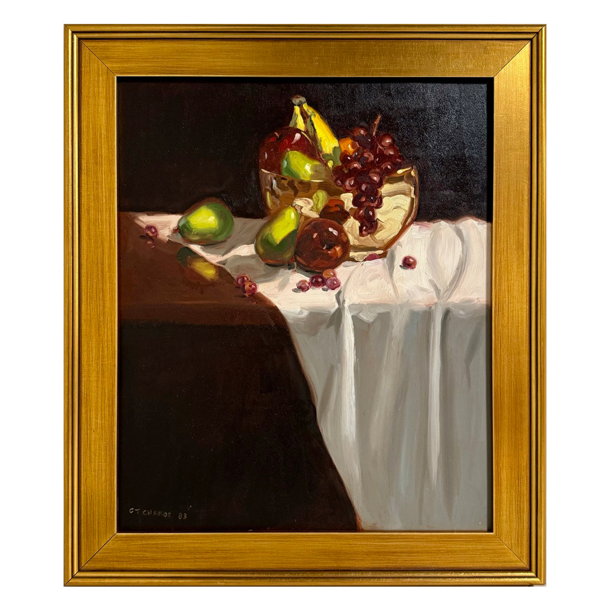 "Fruit Bowl", Signed