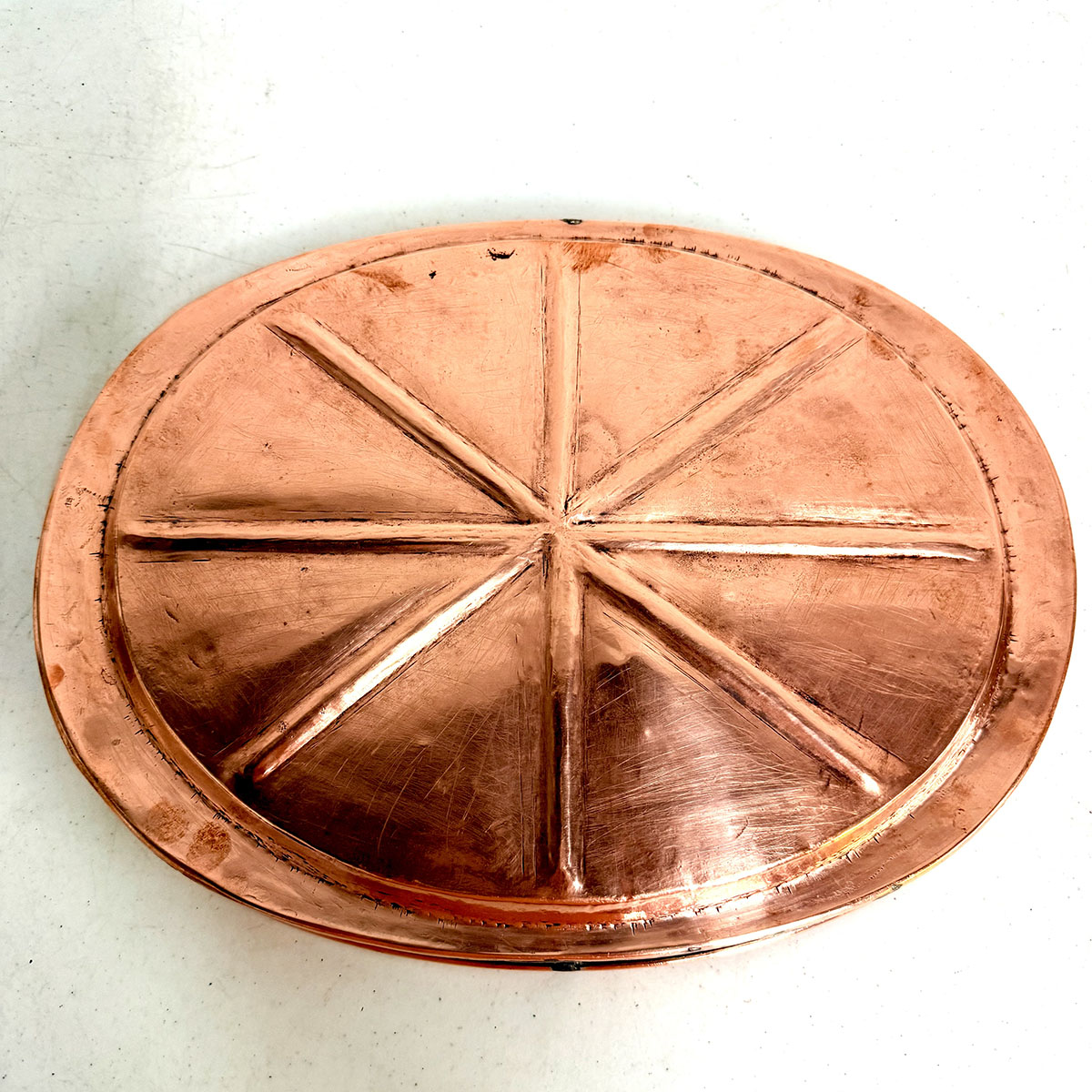 Copper Meat Tray with Stand