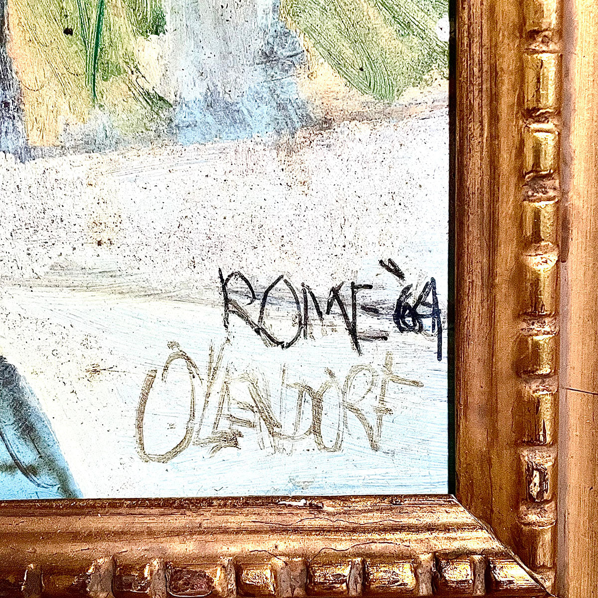 "Rome '64" Signed William Olendorf (Chicago Artist)
