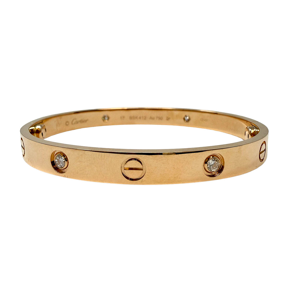 Cartier 4 Diamond Classic LOVE Bracelet