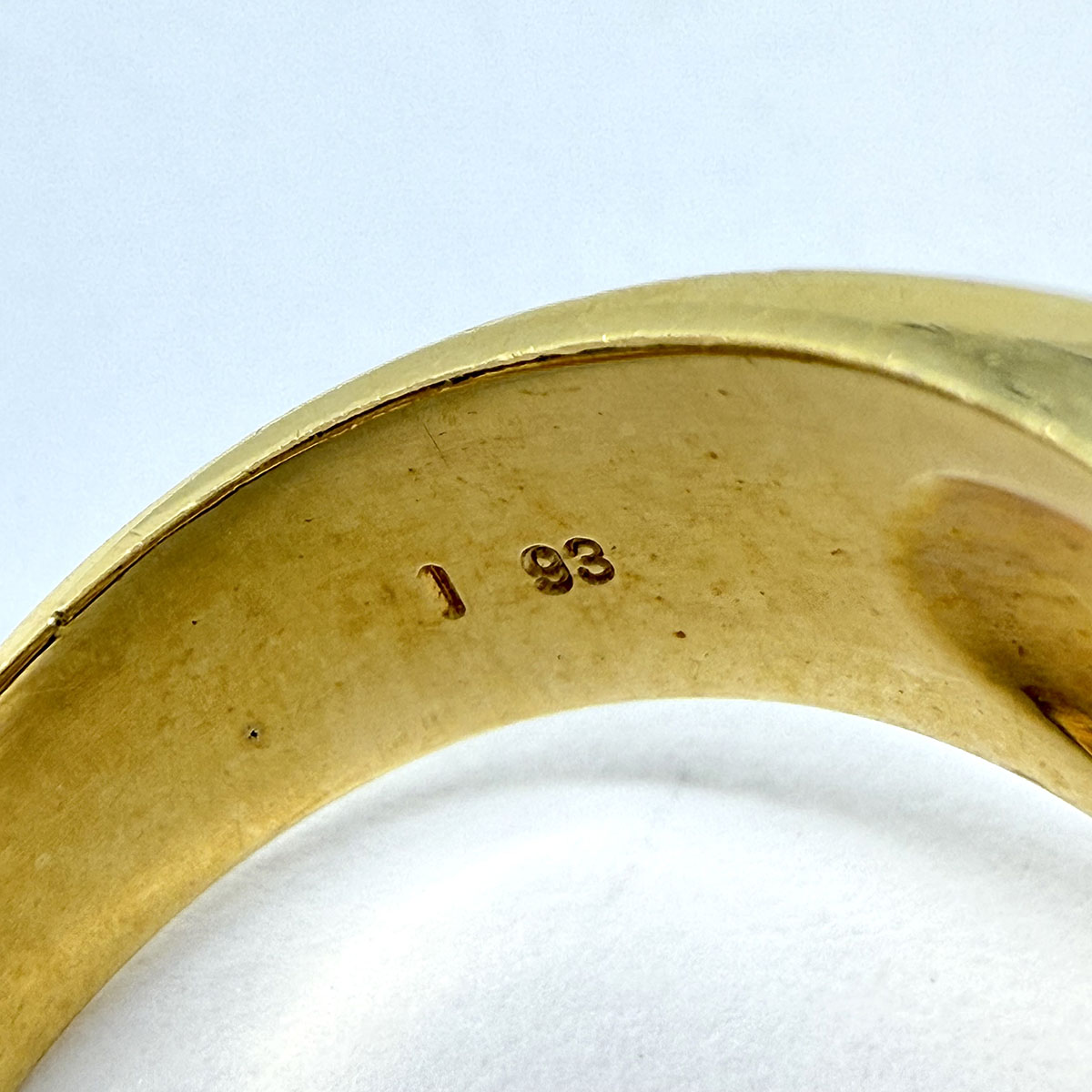 18K Gold Ring  with 42 Square Cut Diamonds