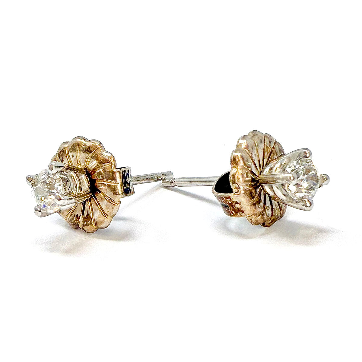 Platinum Diamond Stud Earrings