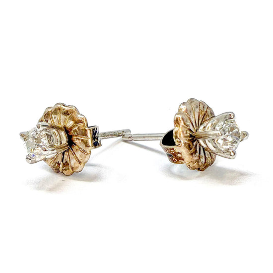 Platinum Diamond Stud Earrings