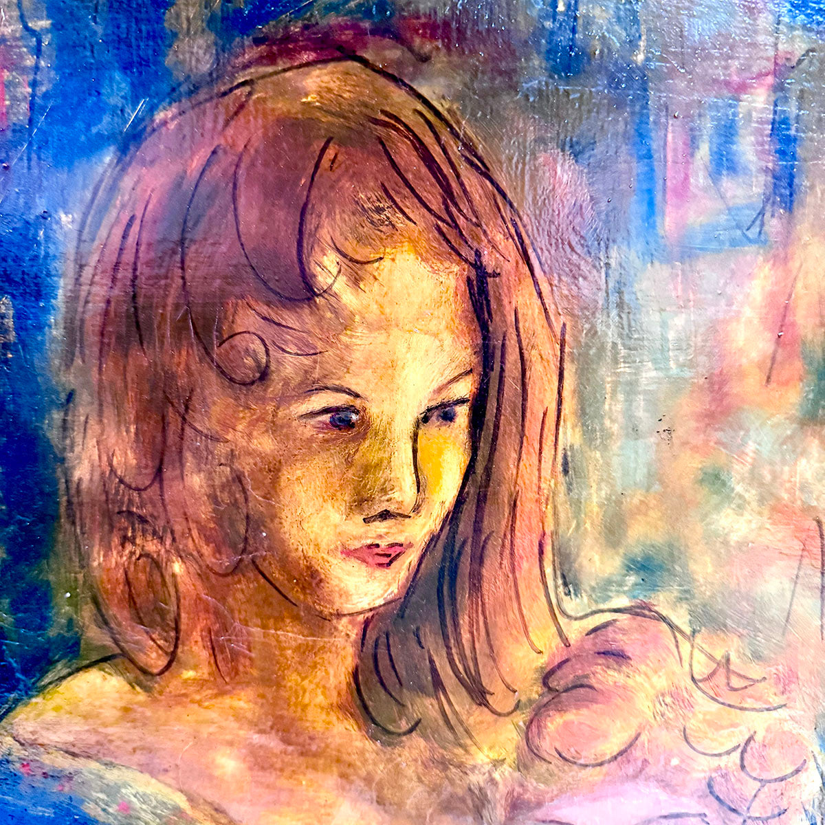 "Mother and Child" Signed