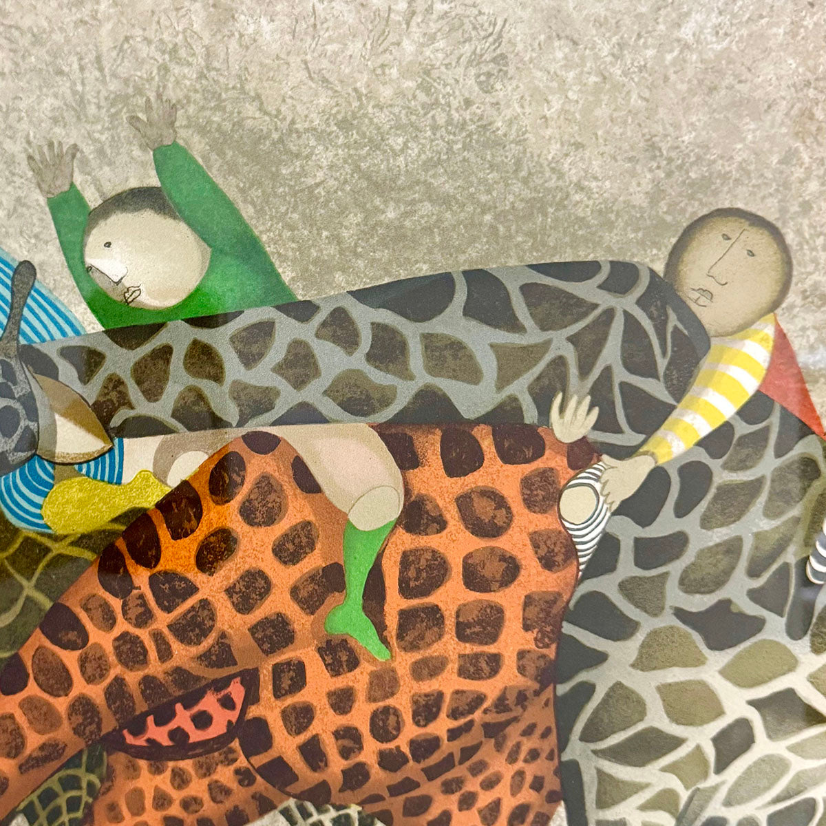 "Boys with Giraffes" Signed and Numbered 164/200