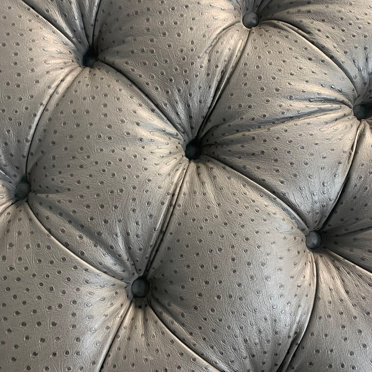 Polkadot Ottoman on Wheels