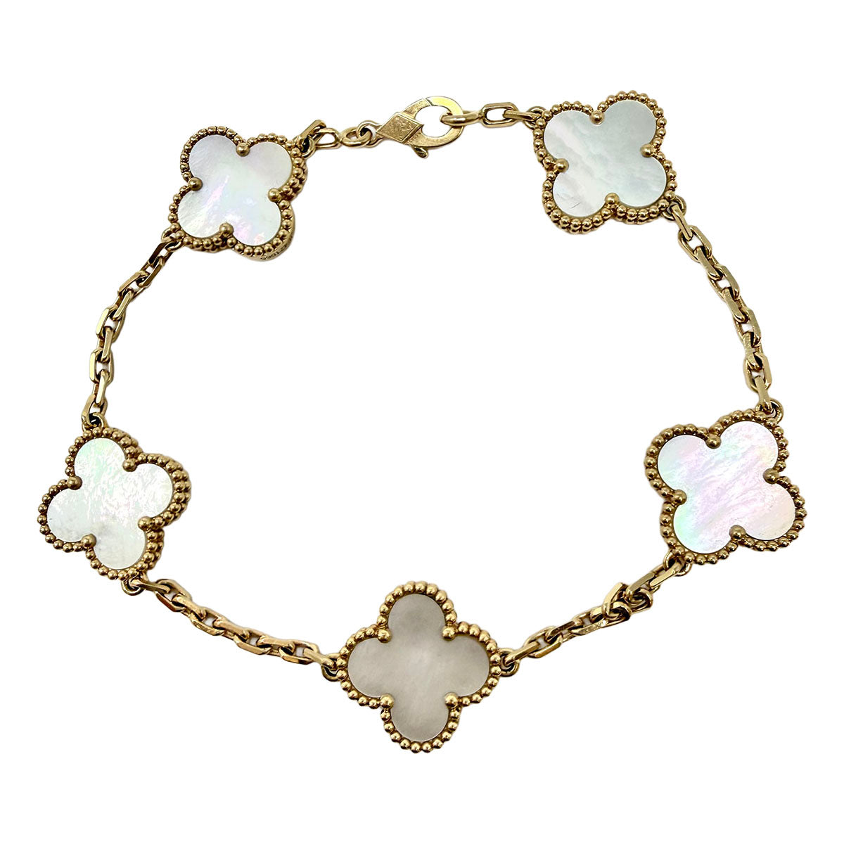 Van Cleef & Arpels Vintage Alhambra 5 Motif Bracelet