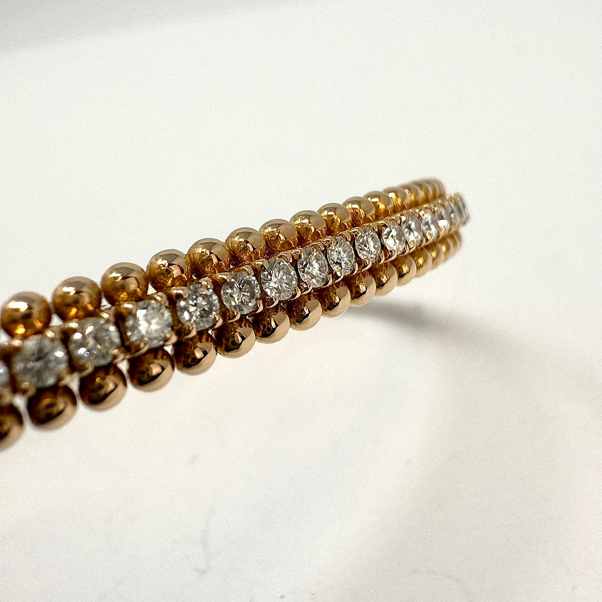 18K Gold Cuff Diamond Bracelet