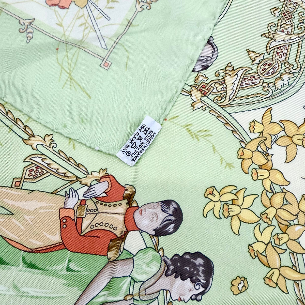 Hermes Silk "Les Petites Princes par Hermes" Scarf