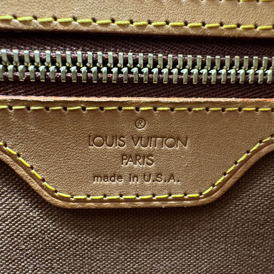 Louis Vuitton 2003 Monogram Cabas Piano Tote