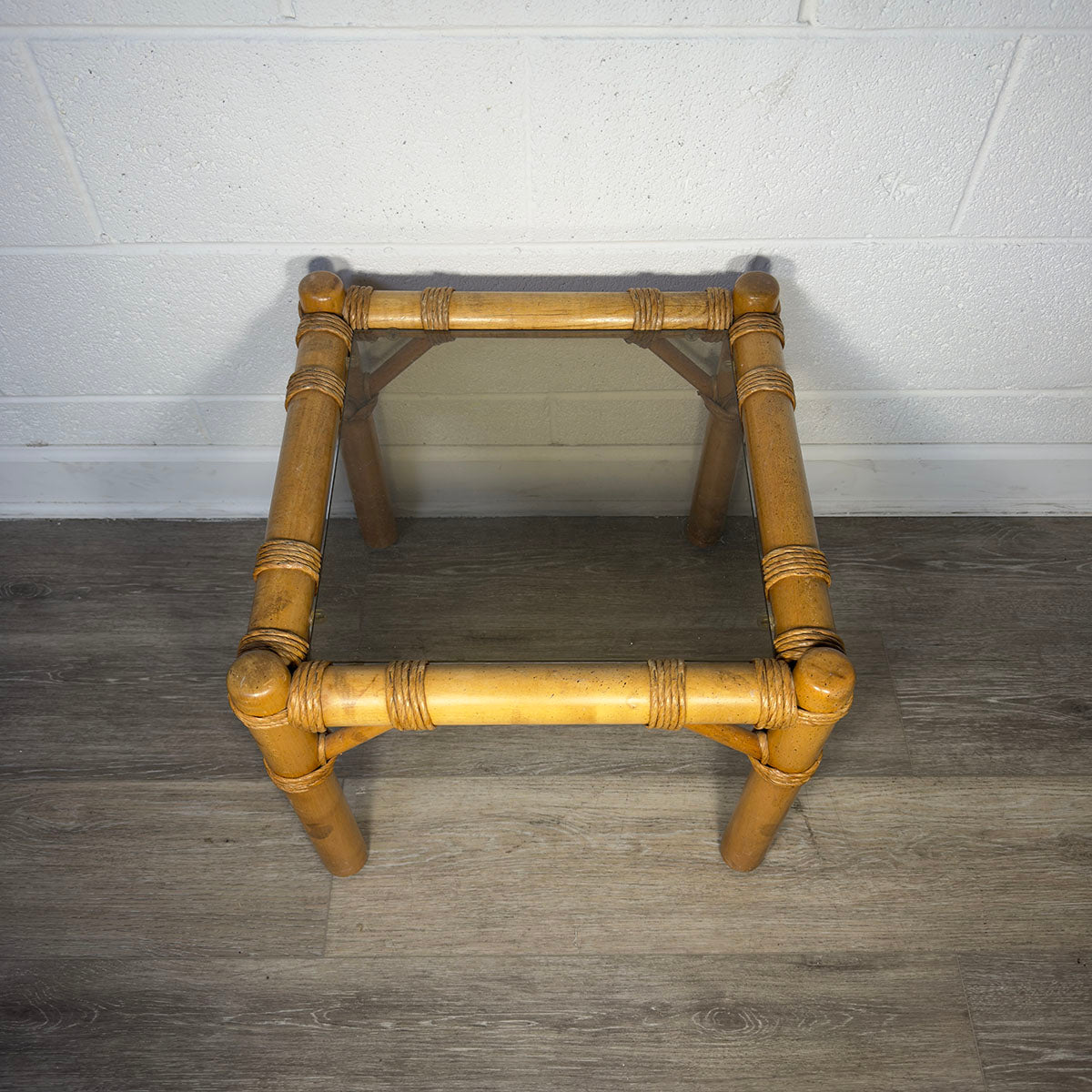 Bamboo Like Side Table