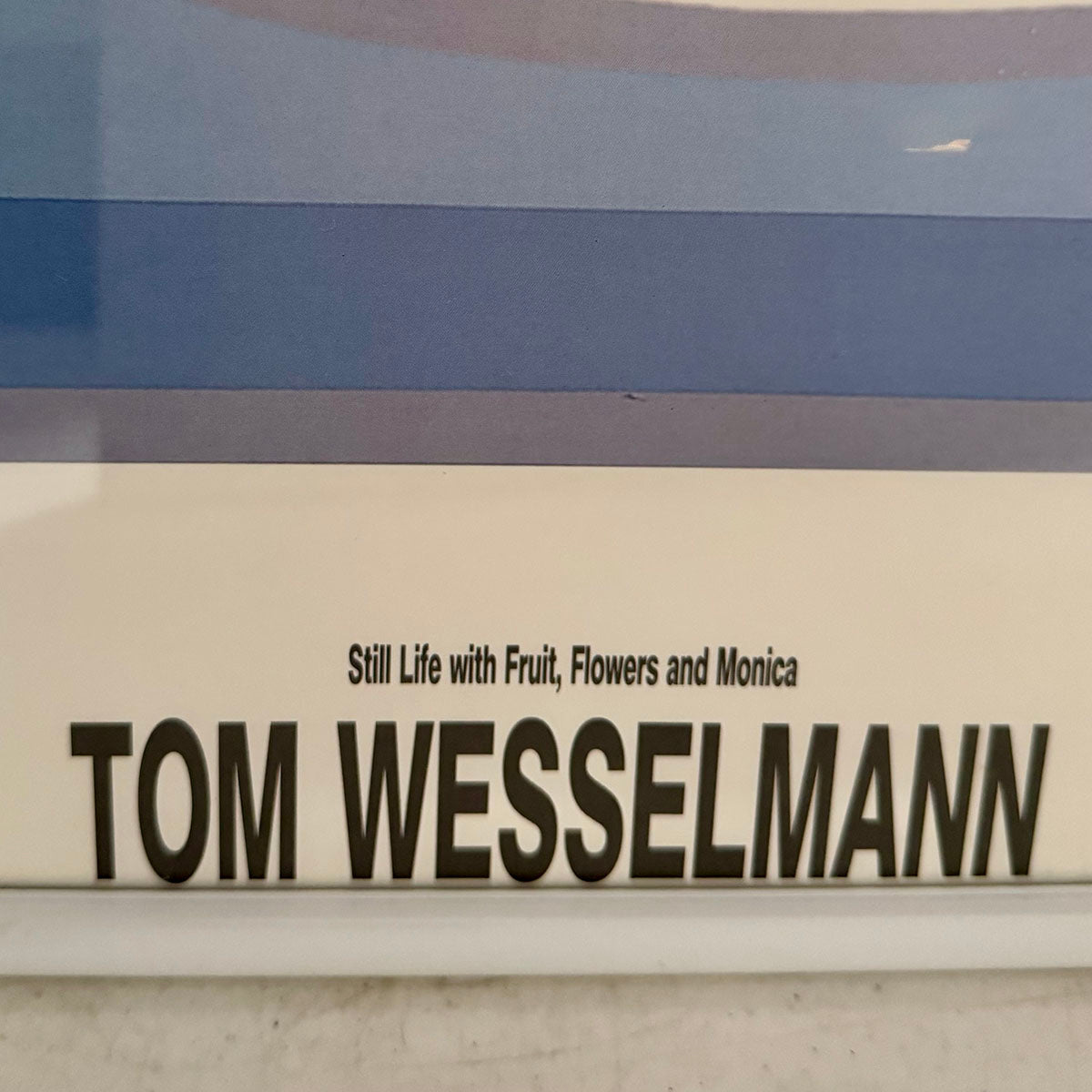 "Still Life with Fruit, Flowers and Monica" Poster Framed