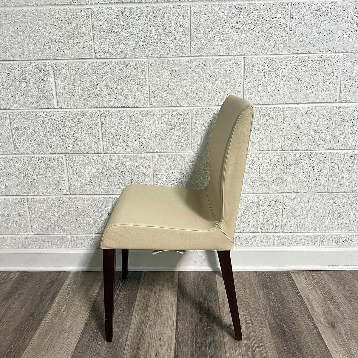 Set Of 4 Leather Dining Chairs