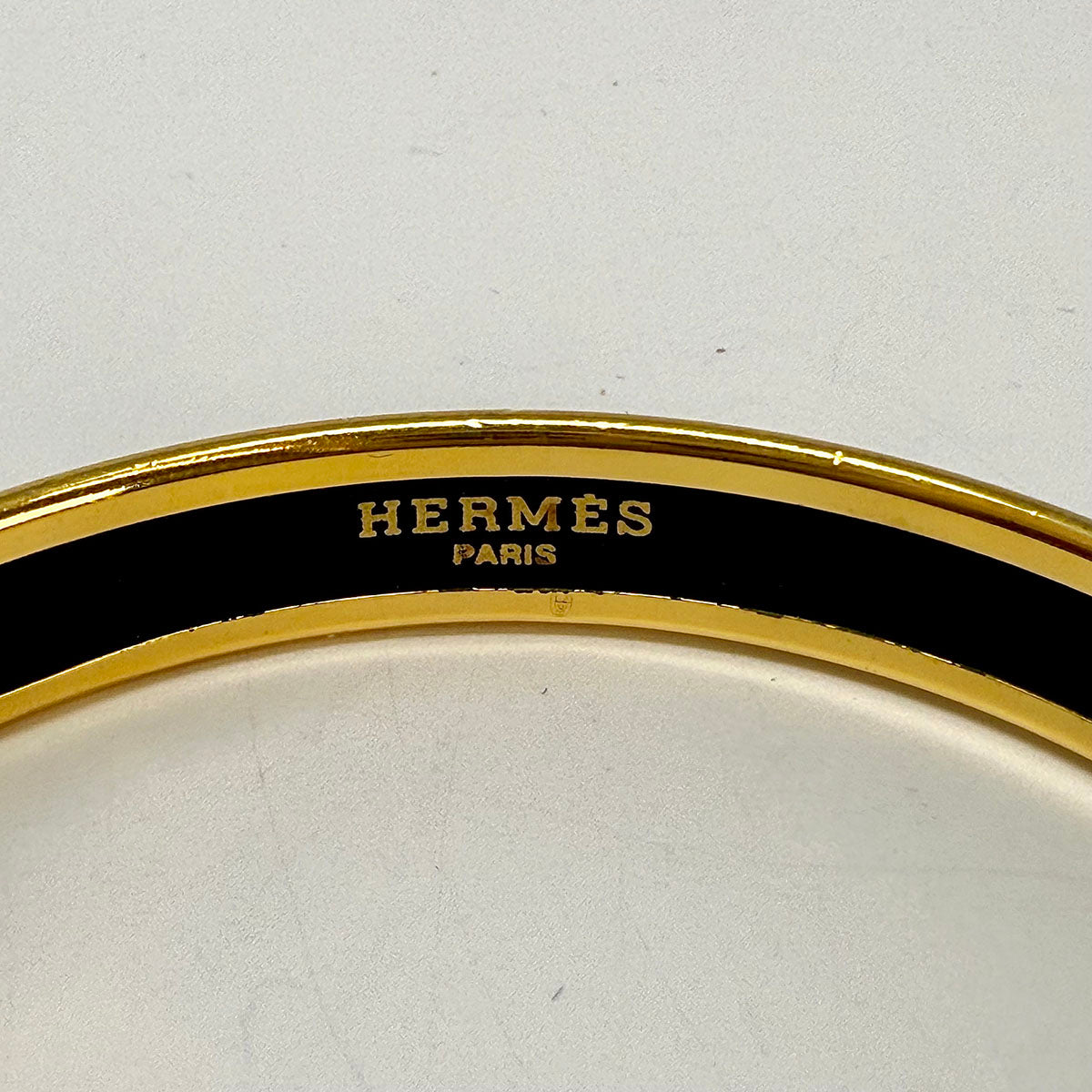 Hermes Narrow Enamel Bangle Bracelet