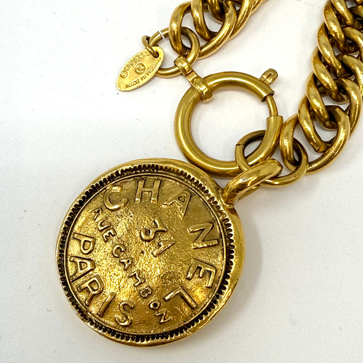 Chanel 24K Gold-plated 31 Rue Gambon Charm Bracelet