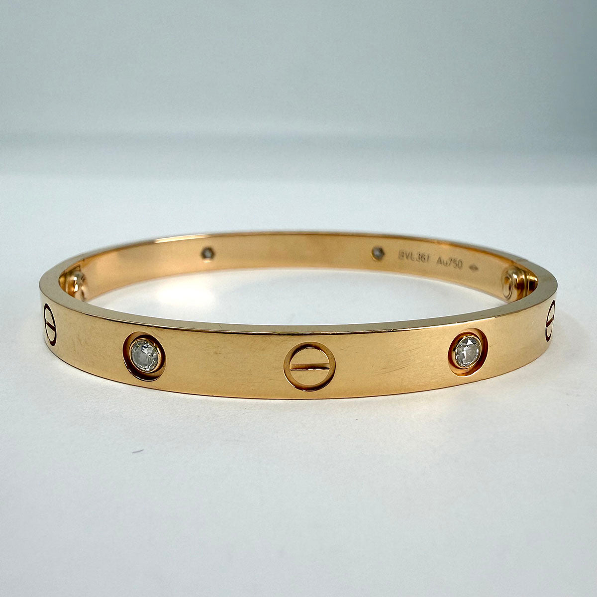 Cartier 4 Diamond Classic LOVE Bracelet