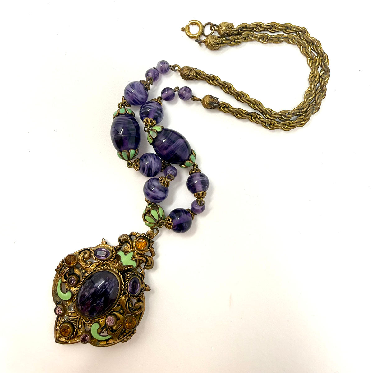 Vintage Czech Glass Necklace