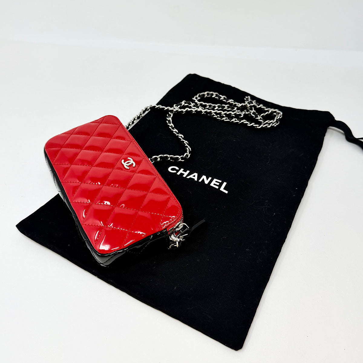 Chanel Double Zip Clutch