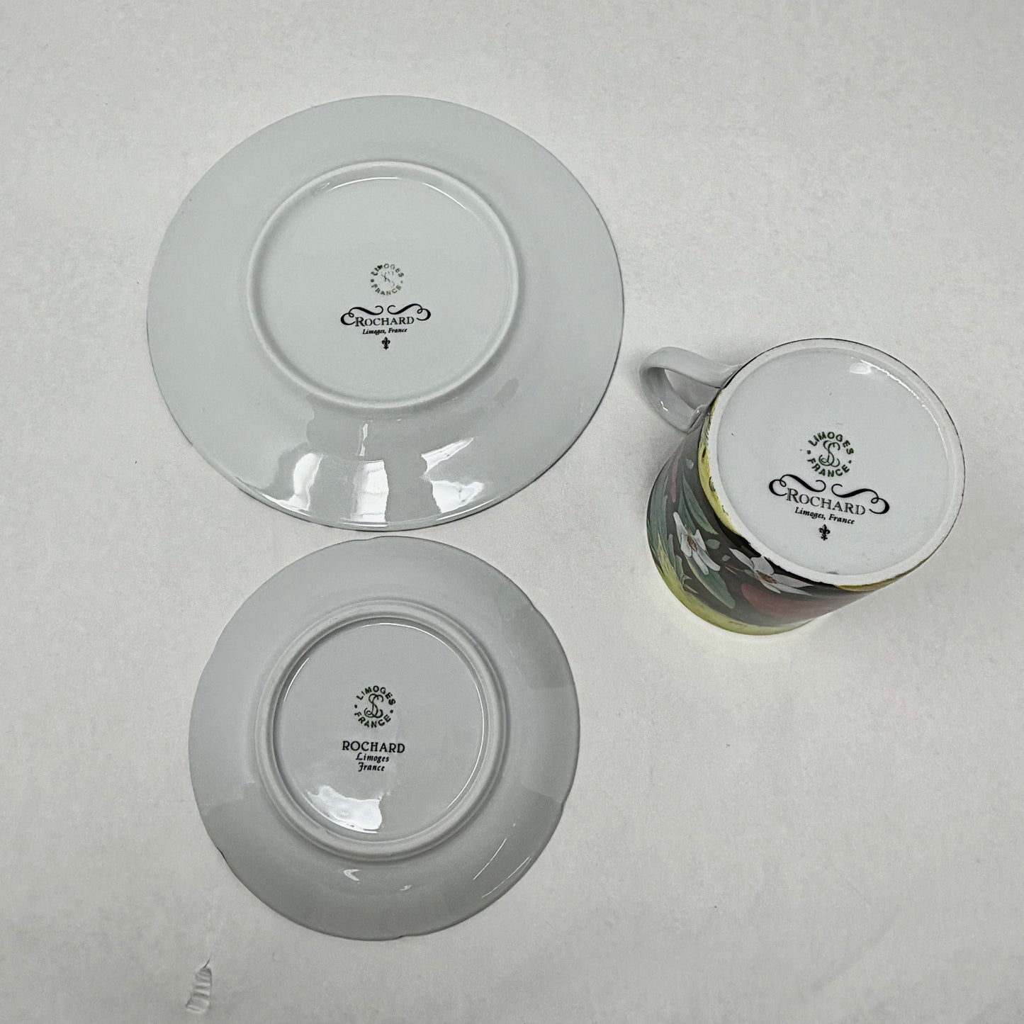 36 Pcs: Philippe Deshoulieres Dessert Set (12 plates and 12 Cups & Saucers)