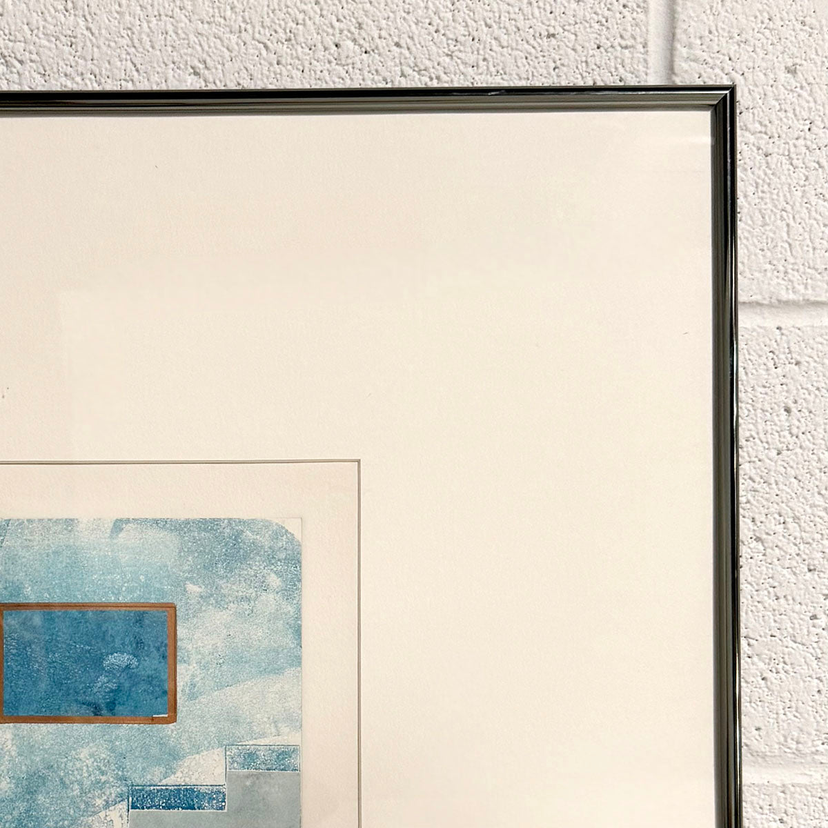 Framed Monoprint "Relative Force" signed