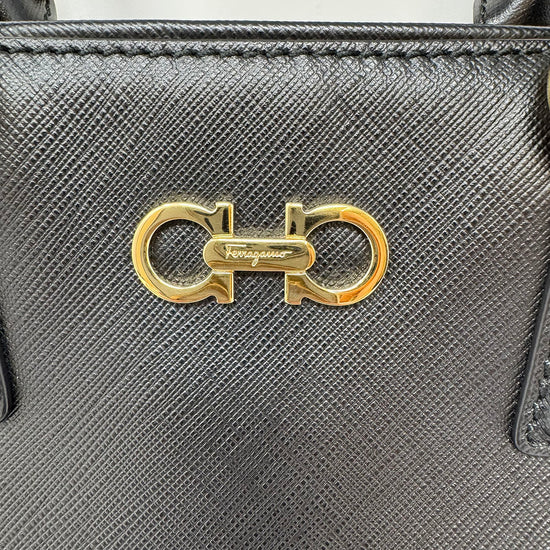 Salvatore Ferragamo Saffiano Dorina Satchel