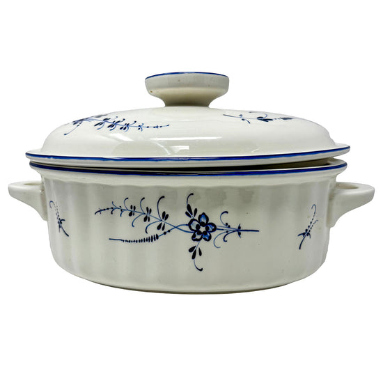 Petite Fleur Oval Casserole with Lid