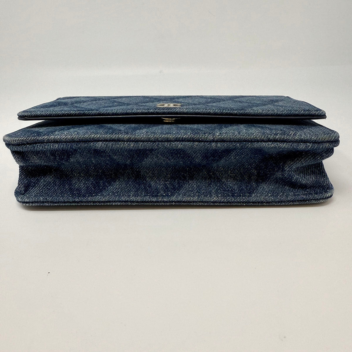 Chanel 2021 Denim Wallet on Chain