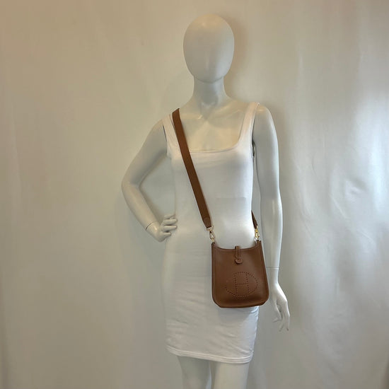Hermes 2022 Togo Evelyne TPM 16 Crossbody