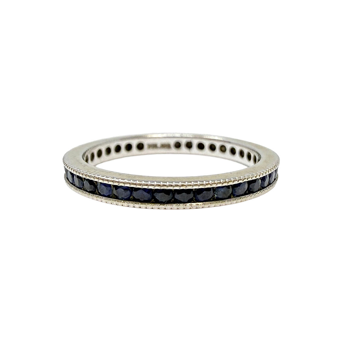 18K Sapphire Eternity Band