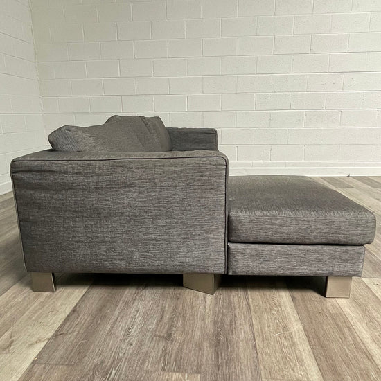 Upholstered Sectional Sofa with Chaise