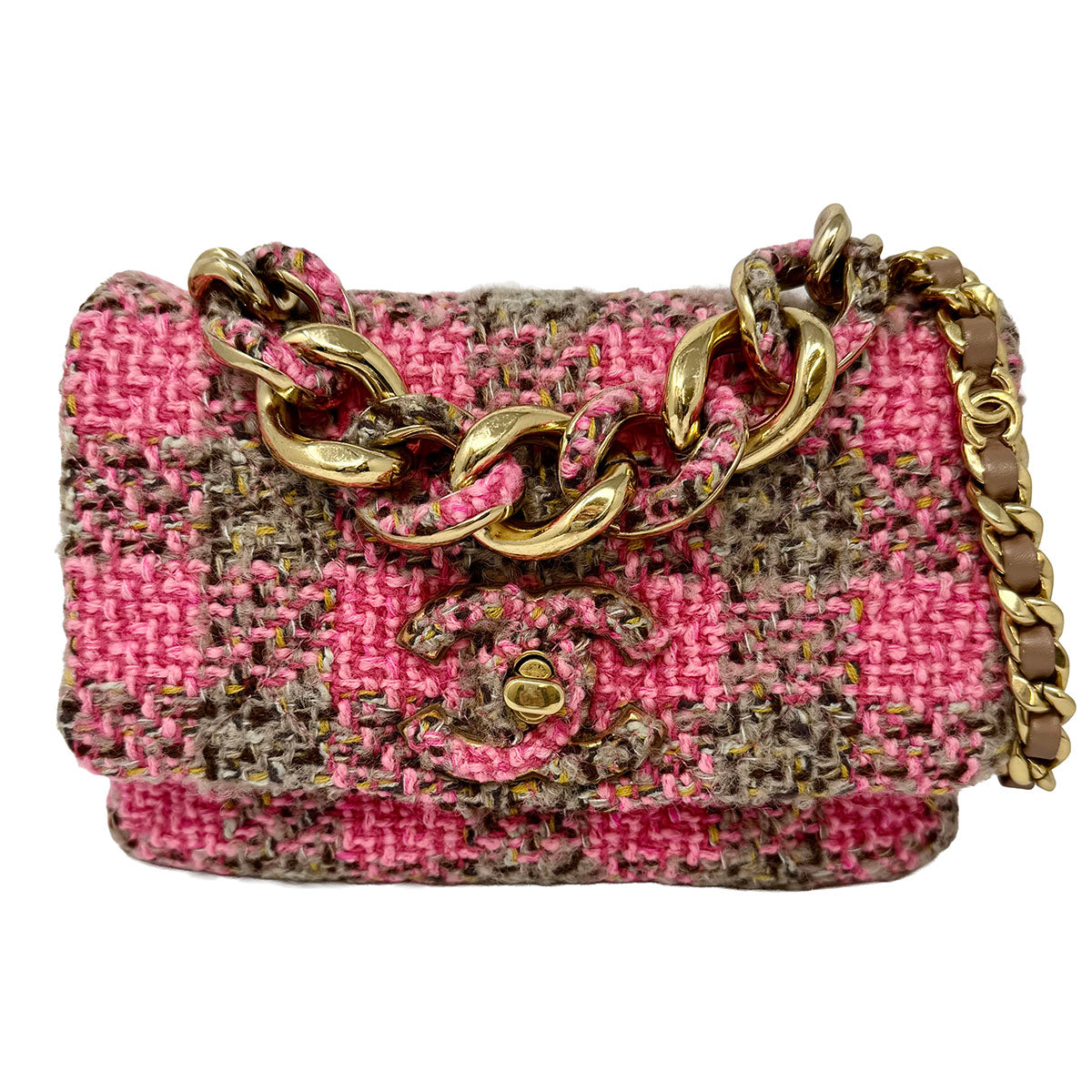 Chanel Tweed Shoulder Bag