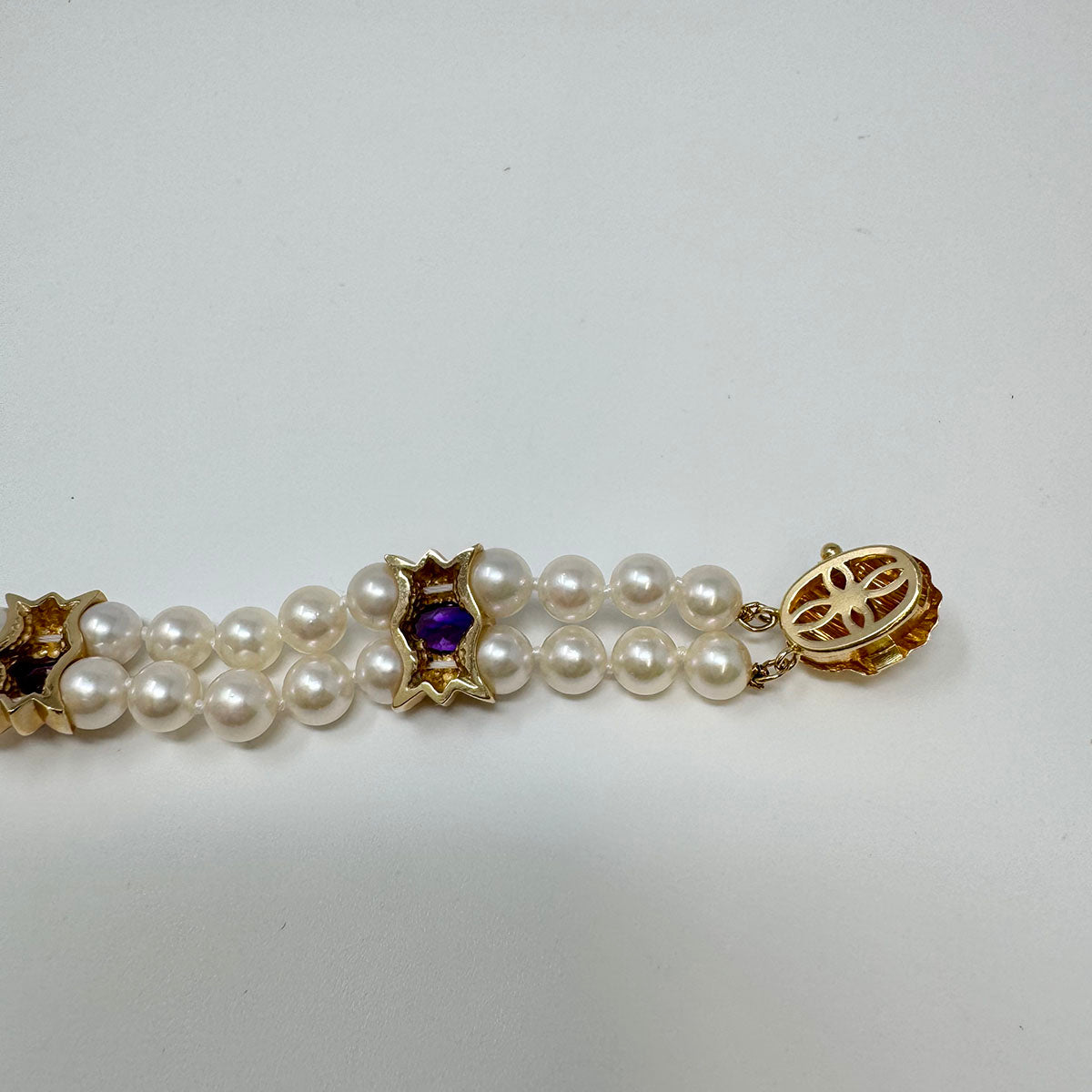 Pearl and Amethyst Bracelet