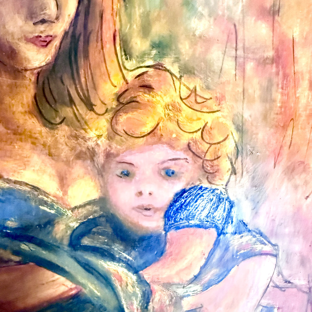 "Mother and Child" Signed