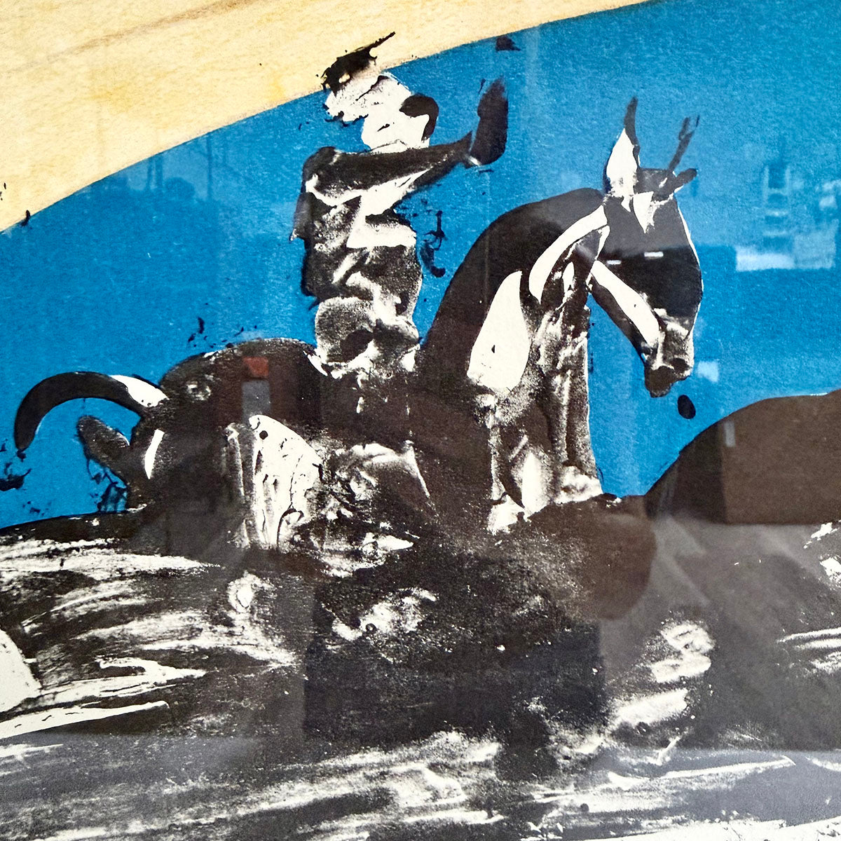 "Warrior's Dream" Original Color Lithograph Framed, Signed