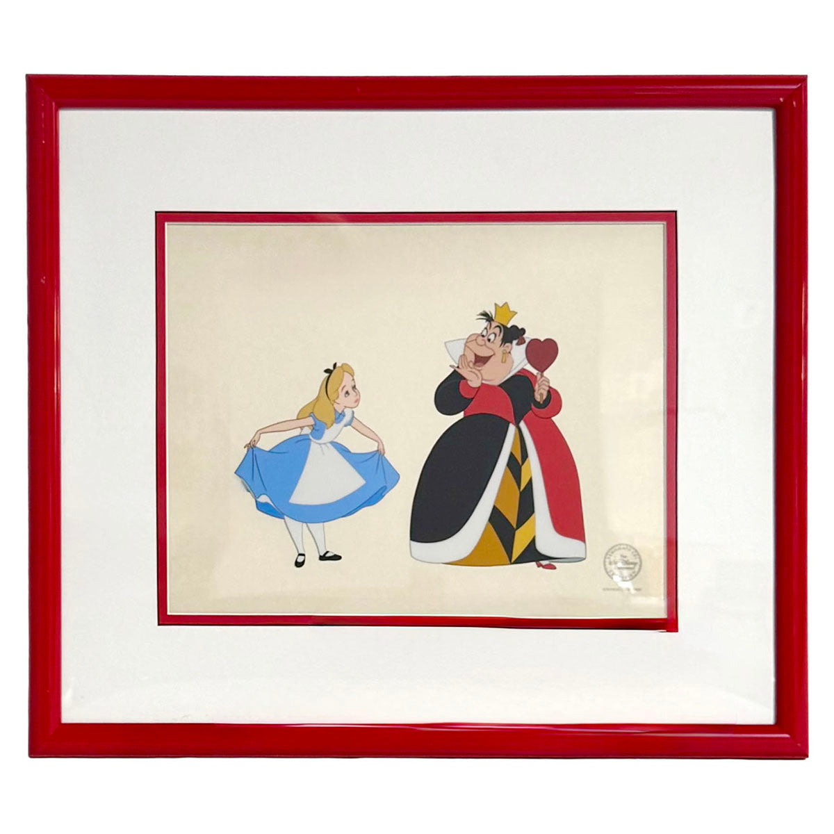 Disney Limited Edition "Alice in Wonderland" COA included