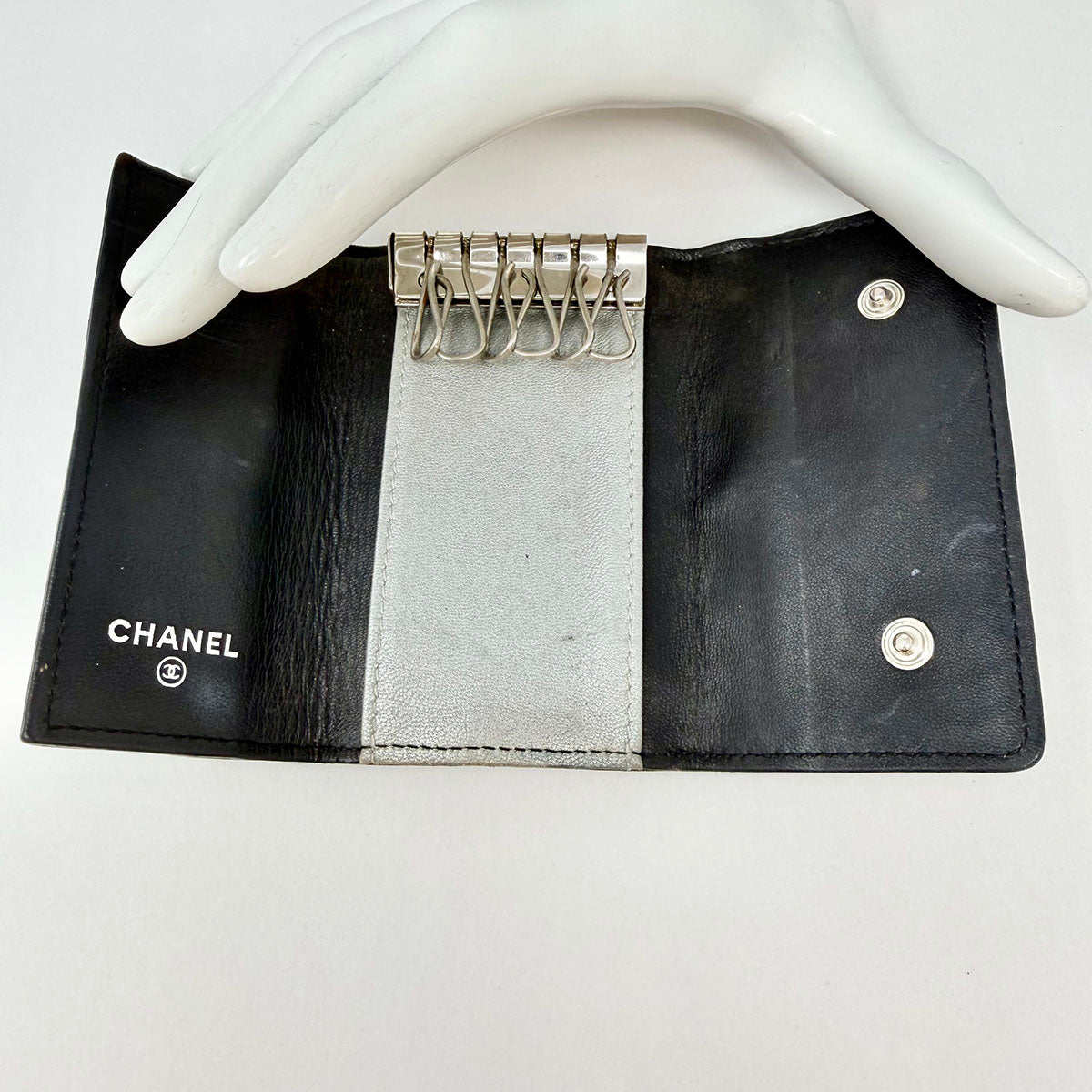 Chanel Camellia Key Case Wallet